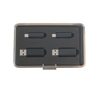 Bloqueadores de datos USB, adaptador de metal de carga segura, fugas para teléfonos inteligentes, tabletas, solo carga, adaptador USB, carcasa de metal, fácil de usar, lugar público