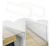 Bloqueadores de sofá transparentes para mascotas - Bloqueador de espacio de escalera ajustable de 2 a 8 pulgadas, adhesivo fuerte, 6 parachoques (39 x 4 pulgadas), perfecto para evitar el acceso de