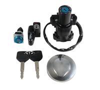 Bloqueo antirrobo seguro Para CB400SS Para CB400 SS Para CB 400SS Piezas Repuesto Interruptor Encendido Tapa Tanque Combustible Kit Juego Cerradura Y Llave Asiento