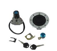 Bloqueo antirrobo seguro Para Suzuki Para GS500 2001-2012 Interruptor Encendido Motocicleta Tapa Combustible Cubierta Asiento Juego Llaves Bloqueo