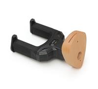 Bloqueo automático de pared colgador guitarra violín espacio de instalación fácil organizadores eficientes estructura de madera para guitarra