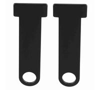 Bloqueo de anillo de acero para casco, bloqueo universal de anillo en D para manillar de motocicleta Bloqueo de anillo en D de acero para casco Correa de casco Bloqueo (negro)