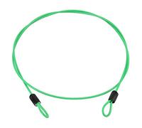 Bloqueo de Cable, 39.4in Bloqueo de Acero Inoxidable Cable de Seguridad Cable de Bloqueo de Bloqueo para Bolsas, Maletas, Equipaje, Bicicletas(Verde)