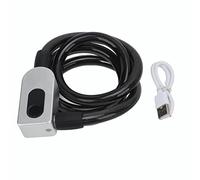 Bloqueo de cable Bluetooth Grcfumo, bloqueo de bicicleta Bluetooth, bloqueo de cable de huella dactilares inteligente anti anti -llave electrónica sin llave para la motocicleta de
