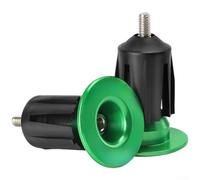 Bloqueo de Casco Aleación Aluminio 2 para uds Manillar Bloqueo | Aleación aluminio ligero, 2 unidades, para resistencia , instalación sin soldar, manillar 15.8-21.4mm(green)