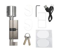 Bloqueo de cilindro inteligente Entrada sin llave sin huella dactilar Bluetooth Desbloqueo de acero inoxidable Bloqueo de puerta anti lo de acero inoxidable para puertas