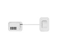 Bloqueo de combinación Cable de ventana Restrictor,Alambre de seguridad de la ventana,Cerradura de puerta de seguridad para mascotas para niños,Flip Gate Bar Latch Nevera Patio Closet