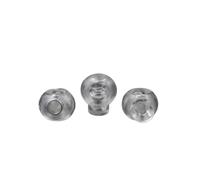 Bloqueo de cuerda de agujero, botón de resorte Cerraduras de cable, palancas 500 piezas Bloqueo de cable Bola redonda Tapón de palanca Clip de palanca de plástico Ampliamente for bolsa Mochila/Ropa Bl