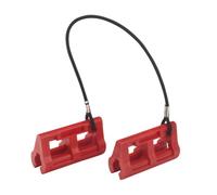 Bloqueo de Dirección Hidráulico para Motores Fueraborda. Fácil de Usar. Universal. Robusto. Práctico para Remolque O Transporte de Motores Fueraborda, Rojo