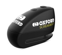 Candado de disco oxford screamer 7-Ø7mm negro para moto repuestos accesorios