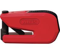 ABUS Granit Detecto SmartX 8078 2.0 antirrobo de disco de freno para motos - antirrobo inteligente para motos con alarma de 100 dB - funcionamiento mediante app nivel de seguridad 18 - rojo