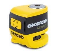 OXFORD LK213 Candado de disco con alarma con dispositivo avisador con sensor de movimiento negro