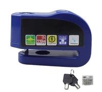 Bloqueo De Disco Para Motocicleta: Dispositivo De Seguridad De Frenos De 110 DB, Abrazadera De Rueda Con Alarma, Bloqueo De Rotor Antirrobo | Protección De Advertencia Fuerte Para Moto, Scooter, Bicic