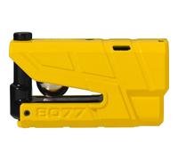 Abus 78611-2 - Bloqueador de disco de alarma para moto, homologado SRA, amarillo