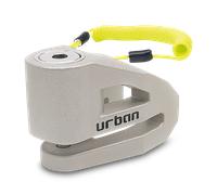 Urban UR206Y Candado Moto Disco, Más Visible Más Disuasorio, ø6mm Diseño Ligero, Seguridad Compacta y Eficaz, Antirrobo Bloqueo Pinza Disco Freno Universal para Moto, Bicicleta, Patinete Electrico