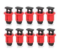 Bloqueo De Disyuntor En Miniatura,10 Piezas Dispositivo De Bloqueo Del Disyuntor,Bloque De Disyuntor,Interruptor De Aire En Miniatura Para Aislamiento Eléctrico,Fusibles