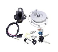 Bloqueo De Encendido Para CB400 SF 1992-1998 CB-1 Para VFR400 Interruptor Bloqueo Ignición Tapa Tanque Combustible Cubierta Cerraduras Manija Asiento Interruptor Llave Encendido