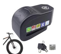 Bloqueo de freno de disco eléctrico - bloqueo de alarma para moto scooter | Bloqueo de rueda de servicio pesado con alarma de seguridad, bloqueo de disco de freno antirrobo para bicicletas de e-bike