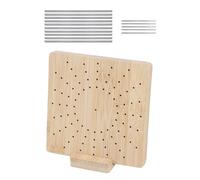 Bloqueo de Ganchillo,Kit de Tablero Para Bloqueo de Labores - Herramientas y Accesorios de Madera para Manualidades y Tejer con Alfileres para Adultos, Mamás y Abuelas