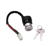 Bloqueo de interruptor de encendido de motocicleta de 6 cables, tapa de tanque de gasolina y combustible for GN125, GN 125, GN 125cc(Independent Lock)