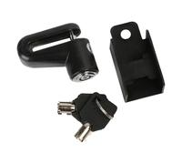 Bloqueo de la motocicleta - Bloqueo de bicicleta antirrobo | Bloqueo de disco de rueda de seguridad con recordatorio | Bloqueo plegable de bicicleta con soporte de montaje, seguridad sólida antirrobo