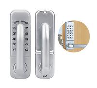 Bloqueo de la puerta de contraseña mecánica digital, bloqueo de puerta combinada, bloqueo de contraseña de puerta de swing 1to111 dígito puerta combinada para el balcón de la cocina botón de botón,