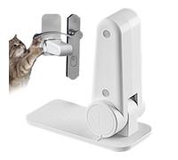 Bloqueo de la puerta del niño - Cerradura de manija de puerta adhesiva | Latch para niños, sin barra de palanca de seguridad para niños de perforación con diseño elegante, prueba de bebé