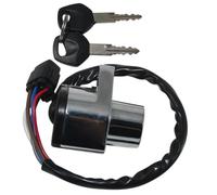 Bloqueo de Llave del Interruptor de Encendido Compatible con VN1500 Classic Vulcan 1500 Drifter se Adapta a los números de Pieza OEM 27005-1215 27005-1256 Reemplazo de Accesorios de Motocicletas