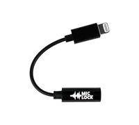 Bloqueo de micrófono con bloqueo de micrófono SOUNDPASS - Dispositivo de bloqueo de señal para iPhone y iPad de seguridad de audio, privacidad, contra-vigilancia - Escucha música sin escuchar.