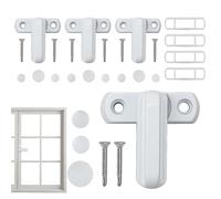 Bloqueo de para ventana, 4 habitaciones Lock de puerta corredera | Aleación de aluminio de bloqueo antivoltaje robusto para para niños con combatientes