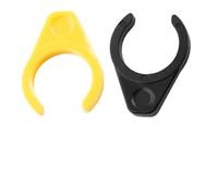 Bloqueo de pedal plegable para bicicleta, hebilla de seguridad de liberación rápida para Brompton MKS Tiparts, evita el desbloqueo automático, negro y amarillo, 2 unidades