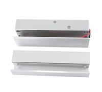 Bloqueo de Puerta Magnética Eléctrica, Bloqueo de Control de Acceso de Modo NC de 12 V para Metal, Puertas de Madera y Vidrio, Pestillo de Perno de Caída Electrónica sin Marco de