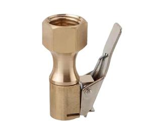 Bloqueo de recubrimiento de tensión de neumáticos de aire, velocidad de cobre-aire 1/4, suministro de cobre-doble púbico | Accesorio de llenado de neumáticos del compresor de aire extraíble