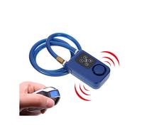 Bloqueo de Seguridad para Ciclismo Control Remoto InaláMbrico Bloqueo de Alarma de VibracióN Antirrobo Bloqueo de Cadena de CóDigo de Motocicleta