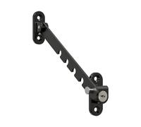 Bloqueo de seguridad Restrictor ventana Tope bloqueo ajustable Limitador prevención caídas Para Puertas, Ventanas(Black)