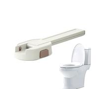 Bloqueo de tapa del inodoro a prueba de niños, cerraduras a prueba de niños,Adhesivo ajustable del asiento del asiento del inodoro | Productos de seguridad para el baño, accesorios para el hogar para