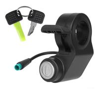 Bloqueo del acelerador compacto para kit para Kukirin G2 Pro Black Compact | Núcleo único de bloqueo de llave, evita el uso no autorizado, mejora la seguridad del scooter, instalación rápida