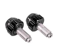 Bloqueo del Acelerador de Motocicleta Control de Crucero Tapones de Manillar Tapas de Barra de Agarre Deslizantes para Bicicleta de Calle/Deportiva/Paseo Crucero Scooter (Negro)