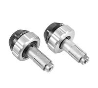 Bloqueo del Acelerador de Motocicleta Control de Crucero Tapones de Manillar Tapas de Barra de Agarre Deslizantes para Bicicleta de Calle/Deportiva/Paseo Crucero Scooter (Plata)