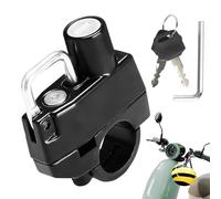 Bloqueo del casco de la motocicleta - de casco de bicicleta protegido | Bloqueo de cascos duraderos | Mudibar anti -robo adecuado para ciclistas de motocicleta Seguridad de viaje al aire libre (negro)