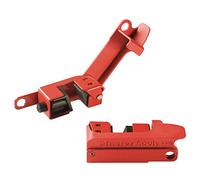 Master Lock 491B Bloqueo del Disyuntor Grip Tight Conmutadores Basculantes Altos y Anchos para Bloqueo Eléctrico, 13 x 7 x 2 cm