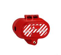 Bloqueo eficiente del cable de alimentación con mecanismo de bloqueo SelfFor para uso industrial, mejora de seguridad visual (DPC1)