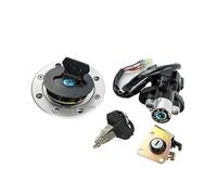 Bloqueo Encendido Motocicleta para Suzuki para SV650 1999-2002 Juego De Llaves Cerradura Tapa Depósito Gasolina Interruptor Encendido Motocicleta(Tank Cap Cover)