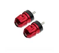 Bloqueo Equilibrio Manillar Scooter Extremo Barra Anti Caída Plug para PCX160 PCX150 PCX 125 Tapones Manillar Motocicleta(Rojo,A)
