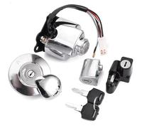 Bloqueo Ignición Para VT600 1988-2008 Motocicletas Interruptor De Encendido Tapa De Tanque De Combustible Cerradura De Asiento Y Kit De Llave
