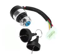 Bloqueo Interruptor Compatible Con 110Cc Para 125cc 150cc Cuatrimoto Motocicleta Quad Todoterreno Puerta Eléctrica Cerradura 5 Cables Llave Encendido Interruptor Barril