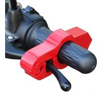Bloqueo Manillar Motocicleta Aluminio para fácil Install Bloqueo | Aleación aluminio para premium, desgaste, no deformable, protege tu para moto, instalación sin daños(red)
