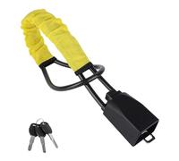 Bloqueo Volante Coche, para Jeep Wrangler Liberty Cherokee Patriot Renegade antirrobo Coche antidesgaste Bloqueo Volante Coche con 3 Llaves Alta Seguridad,A