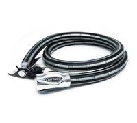 Artago 5315 Pitón Antirrobo Moto Alta Gama, Cerradura Alta Seguridad DISC-TECH ART+, Cierre Blindado Giratorio, Tapa Anti-Polvo, Candado Articulado Cadena Antirrobo para Moto, Scooter, Bici, 150 cm