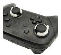 Bloqueos de palanca de mando Para Switch Pro Soporte para joystick de consola de juegos Anillo protector de joystick antideriva Abrazaderas estabilizadoras de joystick (blanco)
